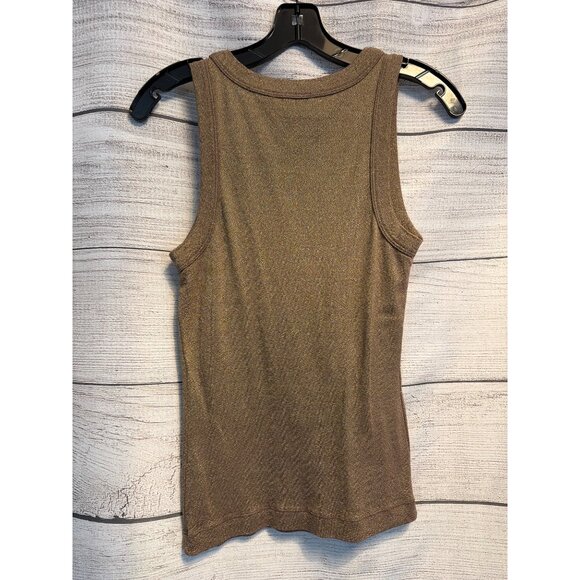 Michael Stars Brown Gold Tank Top Size OS - Picture 3 of 3